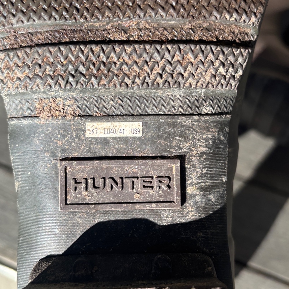 Hunter Unisex Chocolate Rain Boots - Picture 5 of 6